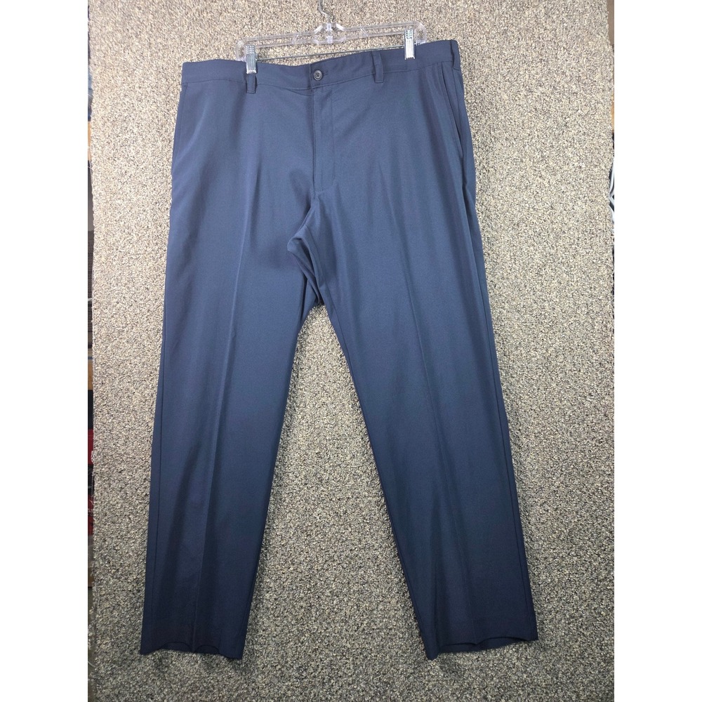 Ben Hogan Golf Pants Men 40x32 Navy Blue Performance Stretch Flat Front Trousers